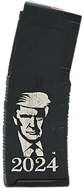 Black Rain Ordnance AR-15 Magazine 30rd .223/5.56 with Trump 2024 Engraving - Black Polymer