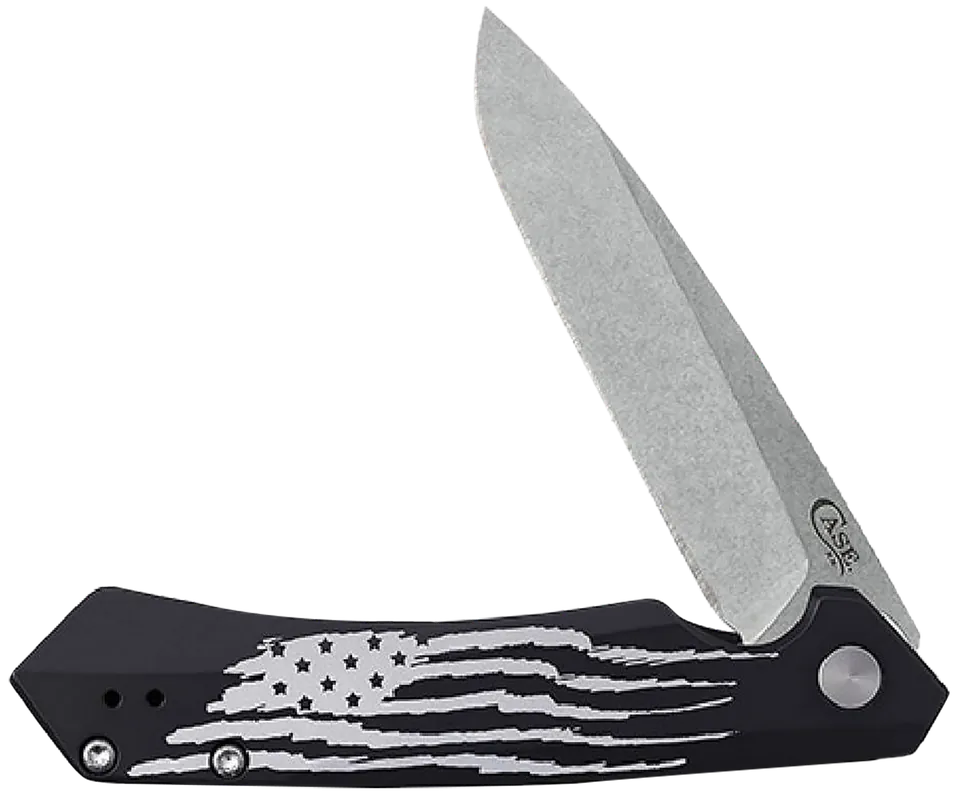 Kinzua Folding Spear Point Knife with Stonewashed S35VN Blade