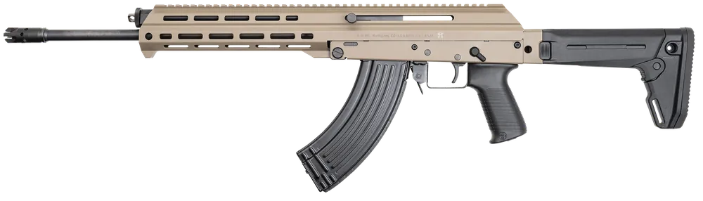 M+M Industries M10X 7.62x39mm Rifle in Flat Dark Earth - 30+1 Capacity, 16.50" Barrel