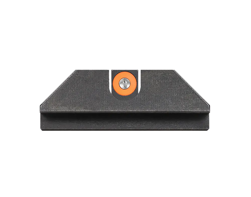 Night Fision Tritium Night Sights for Glock Models 20/21/29/30/36/40/41 - Green Tritium with Orange Outline Front and Black Rear Sights