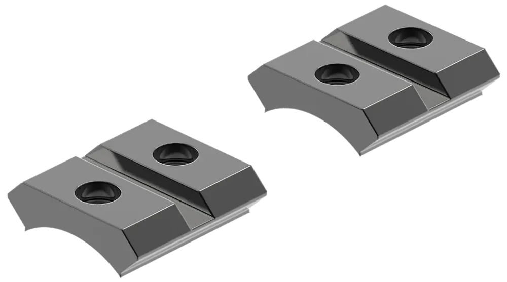 Leupold QRW Cross-Slot Base Set for Remington 541 - Black Gloss Finish