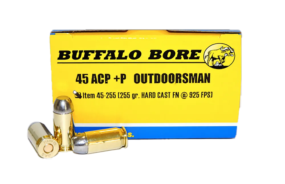 Buffalo Bore 45ACP +P 255gr Hard Cast Ammo - 20 Rounds