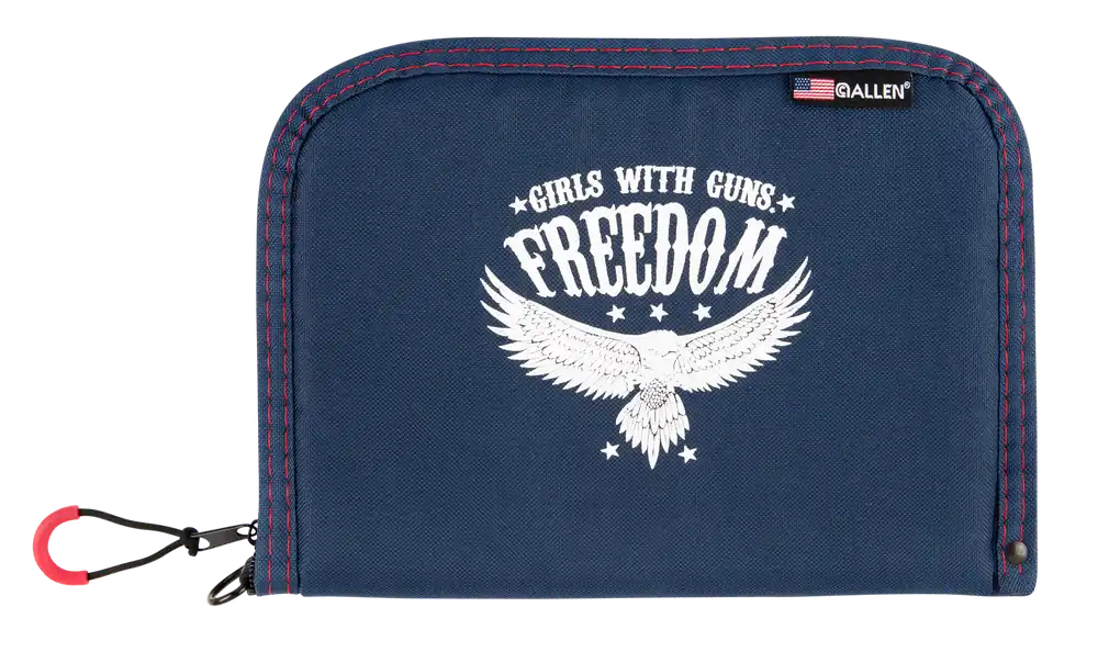 Girls With Guns 9071 Freedom Navy Handgun Holder with White Letters & Picture