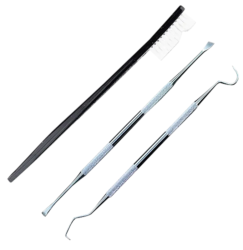 3-Piece Pick & Brush Tool Set by KleenBore KB-PBSET
