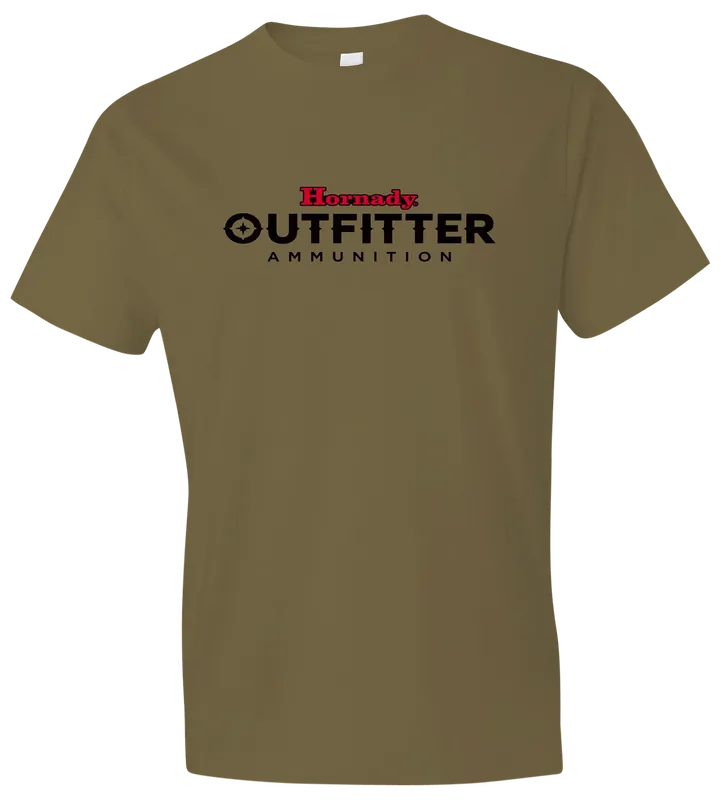 Hornady Gear 31362 Big Buck Coyote Brown Cotton Tee, Medium