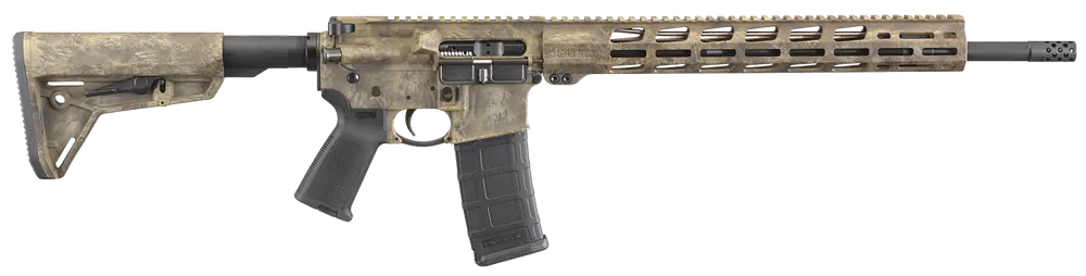 Ruger 8539 AR-556 MPR 5.56 NATO Rifle with Frazzled Brown Cerakote and Magpul Accessories