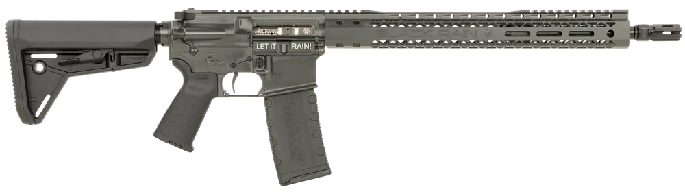 Black Rain Ordnance Spec 15+ Rifle 5.56 NATO 30+1, Smoke Finish, 16" Barrel, M-LOK, Magpul Stock