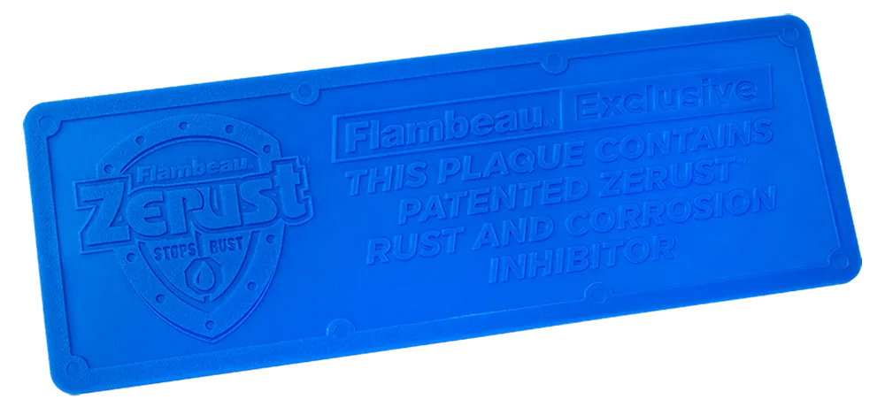 Flambeau 6649ZR Zerust Plaque: Anti-Corrosion/Rust Protection Solution
