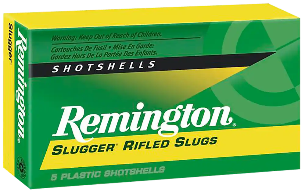 Remington 12 Gauge Slugger Rifled Slug Ammo - 5 Rounds per Box