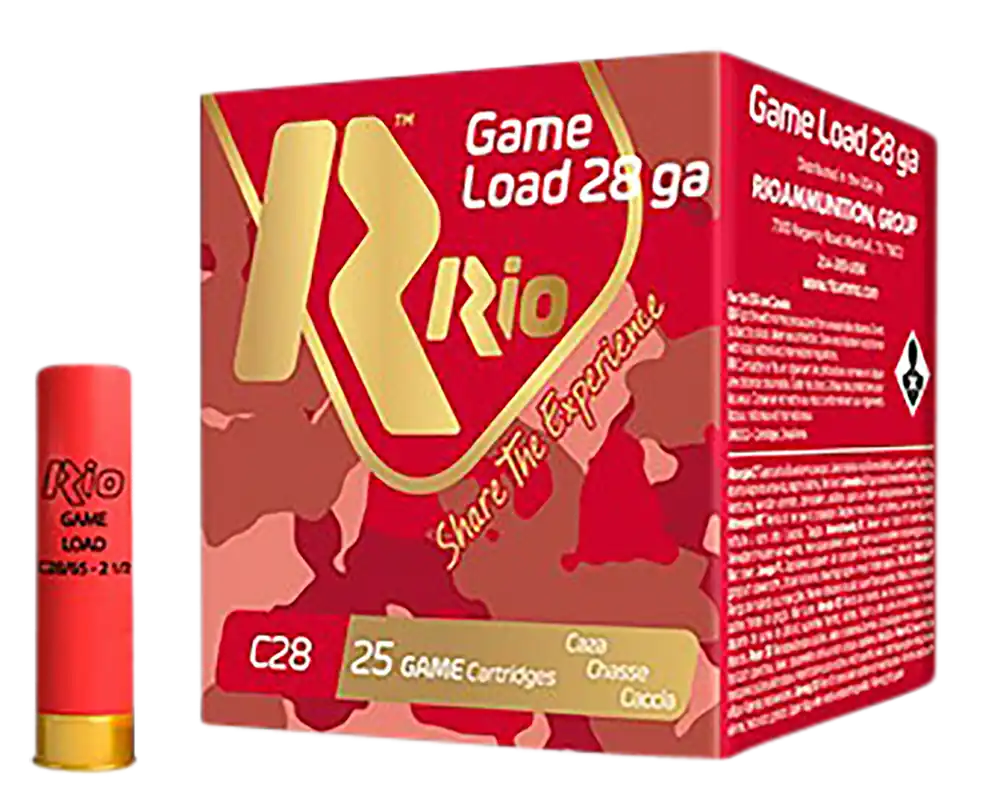 Rio Ammunition 28 Gauge Game Load - 1oz 7.5 Shot, 25/Box