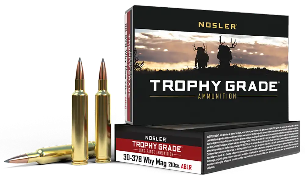 Nosler Trophy Grade Long-Range 30-378 Wthby Mag 210gr AccuBond 20/Box