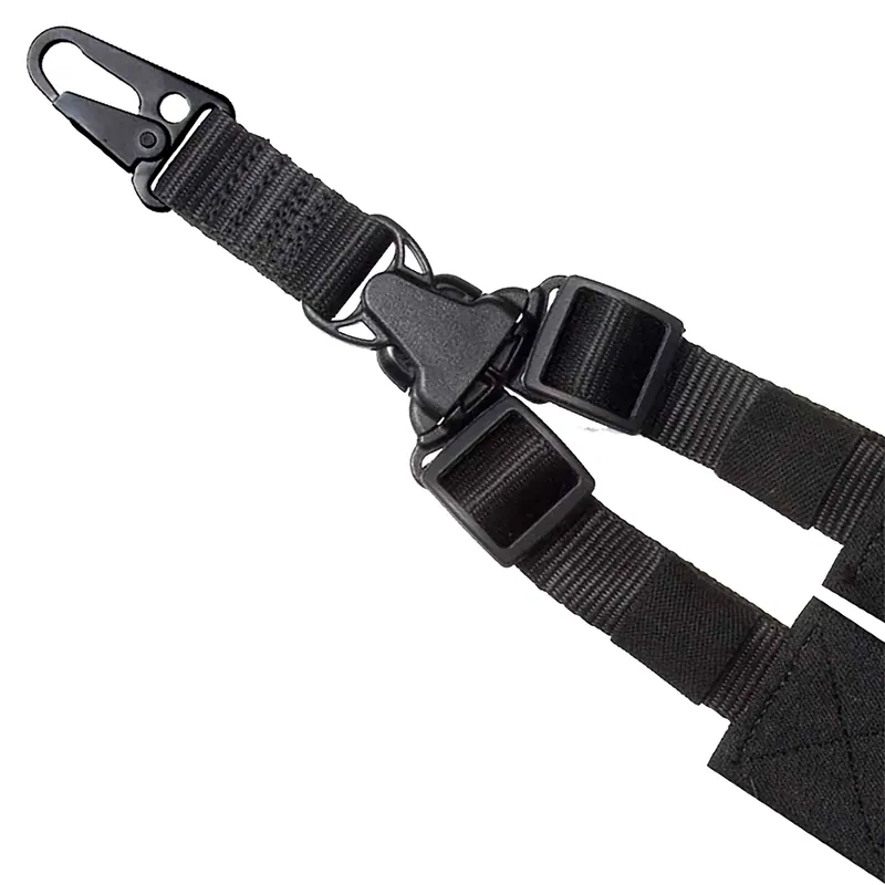 A-Tac Single-Point Tactical Rifle/Shotgun Sling - Black Nylon by Outdoor Connection