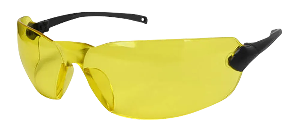 Radians OV140CS Overlook Adult Glasses with Amber Lens and Black Frame