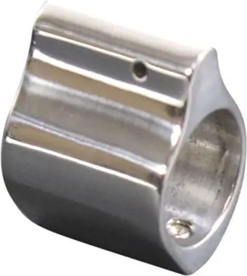 .750 Diameter Polished Stainless Steel Guntec Low Profile Gas Block