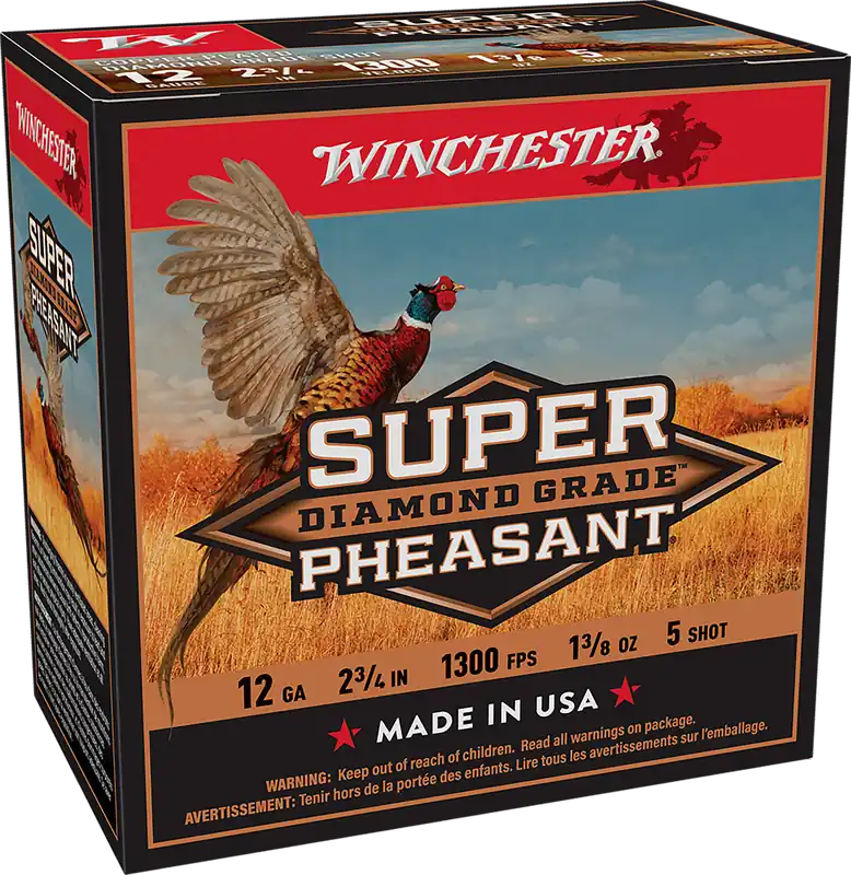 Winchester Super Pheasant Diamond Grade 12 Gauge Ammo - 25 Rounds