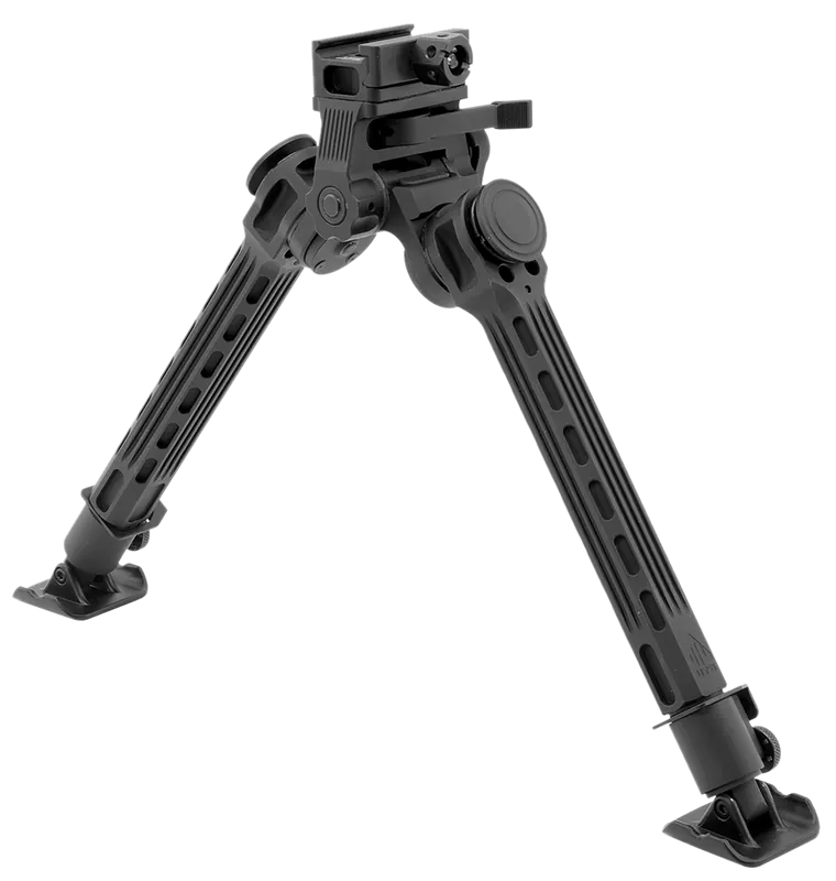 Leapers TLBPFS01A Big Bore Bipod 9-14" Black Anodized Aluminum/Steel
