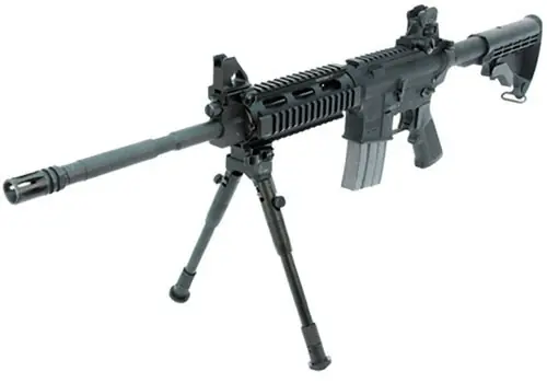 Adjustable Bipod with Rubber Feet for Precision Shooting 8.7"-10.6"