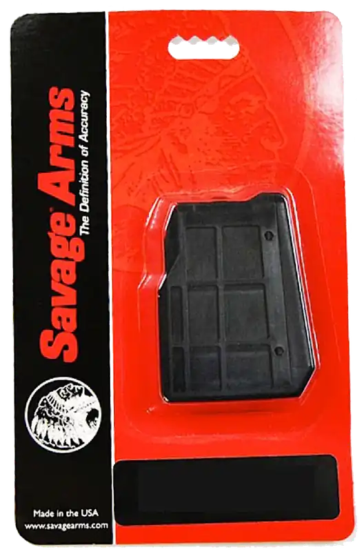Savage Arms 55250 25 4-Round .17 Hornet Black Polymer Magazine