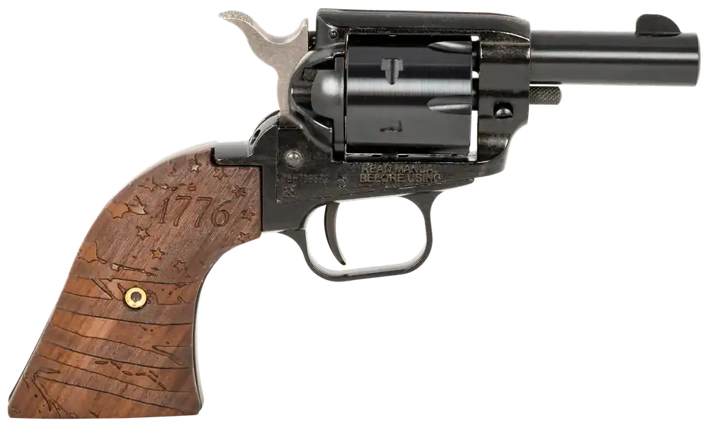 Heritage Barkeep .22 LR Revolver with 1776 Flag Grip and Black Oxide Finish