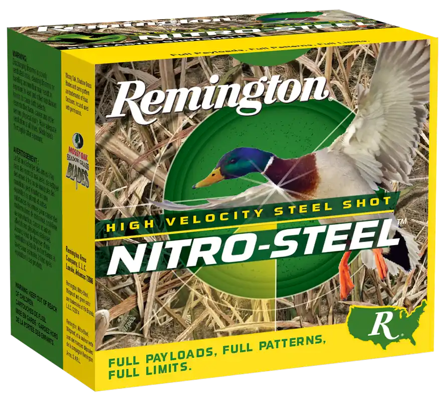 Remington Nitro-Steel High Velocity 12 Gauge Shotgun Shells - 25 Box/10 Case