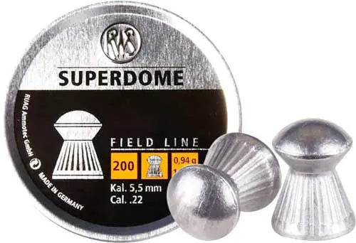 RWS Superdome .22 Caliber Pellets 14.5 Grain 200-Pack