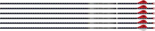 6-Pack of Easton 4mm FMJ 300 Arrows with 2" Blazer Vanes