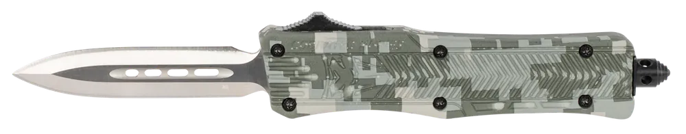 CobraTec CTK-1 Small OTF Dagger with Winter Digi Camo Handle and Glass Breaker