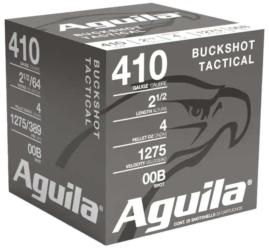 Aguila 410 Gauge High Velocity Buckshot - 25 Rounds per Box
