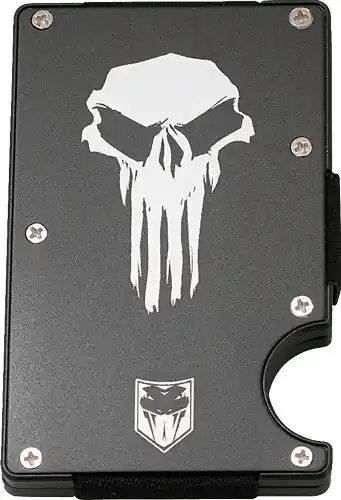 RFID Punisher Thin Aluminum Wallet & Money Clip by CobraTec