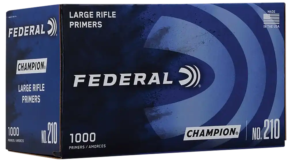 Federal 210 Champion Large Rifle Multi Caliber - 1000 Rounds Per Box, 5-Case Pack