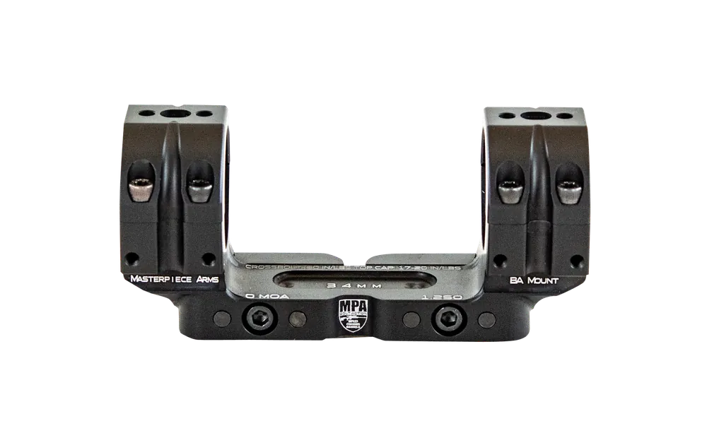 MasterPiece Arms MPA BA Bolt Action Mount - Black BAMOUNT301125