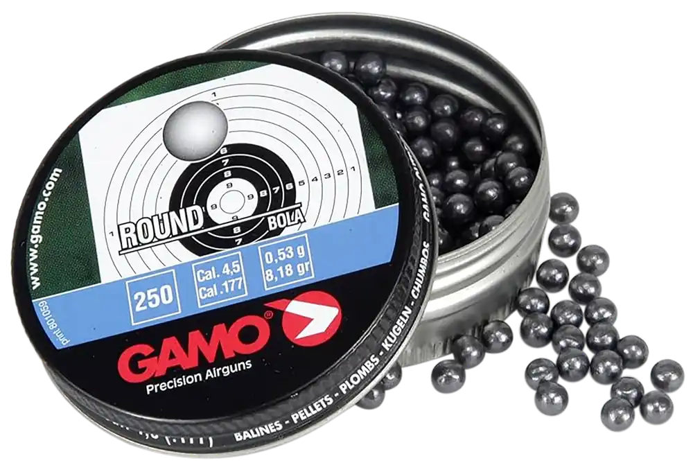 Gamo Roundball .177 Caliber Lead Pellets - 250 Count Tin