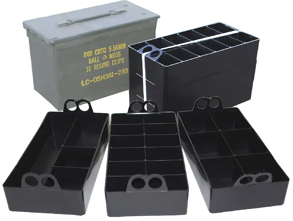 MTM Case-Gard ACO Ammo Can Organizer Insert - Black Polypropylene