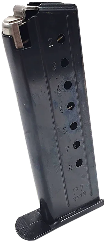 HK 221917S 8-Round 9mm Magazine for H&K P7PSP - Black Steel