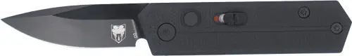 CobraTec Stinger Folder 1.9" D2 Blade - Black/Black SD Button