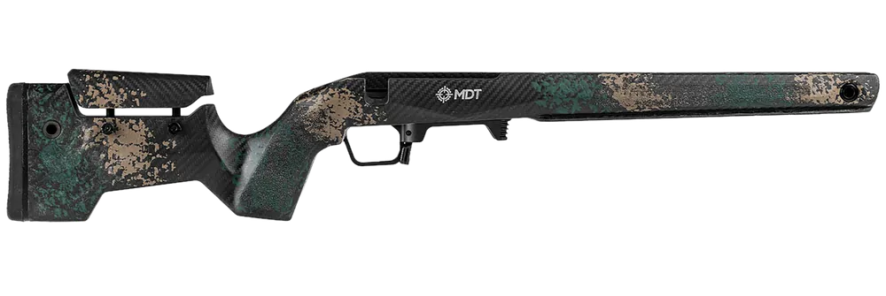 MDT Sporting Goods Inc 114482HGF Green/FDE Foam Filled Carbon Fiber Stock for Remington 700