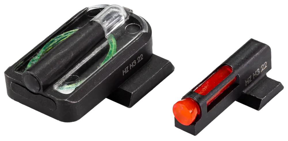 HiViz MPFD21 FastDot Sight Set for S&W M&P - Red Fiber Optic Front & Green Tritium Rear