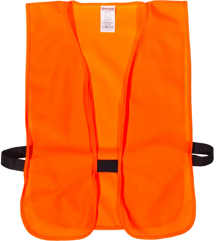 Youth Orange Polyester Hunting Safety Vest - Allen 15751
