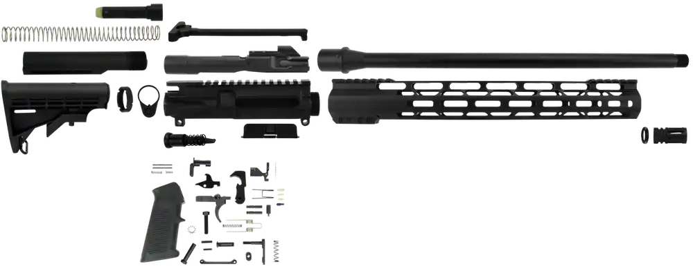 TacFire SSRK45ACPLPK 45 ACP AR Build Kit Rifle - Black Nitride Aluminum, Sports South Exclusive