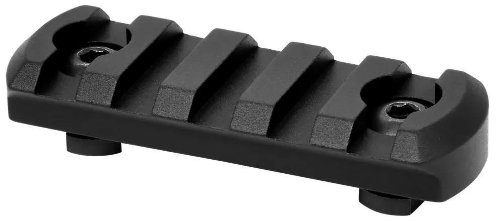 Warne 6202M M-LOK 5-Slot Black Anodized Aluminum Rail