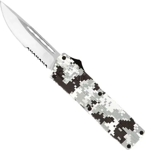 Winter Digi 3.25" DP Serrated Cobratec Lightweight OTF Knife