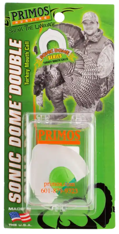 Primos 1172 Sonic Dome Double Reed Turkey Call - White