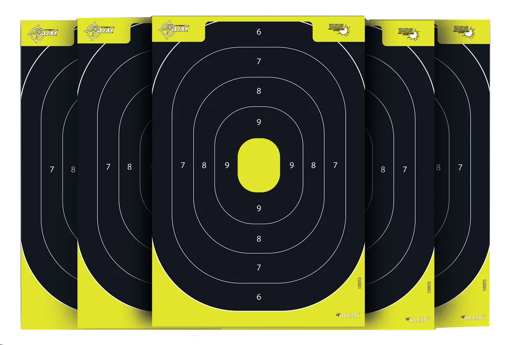 EZ-Aim Splash Reactive IPSC Silhouette Targets - 30 Pack