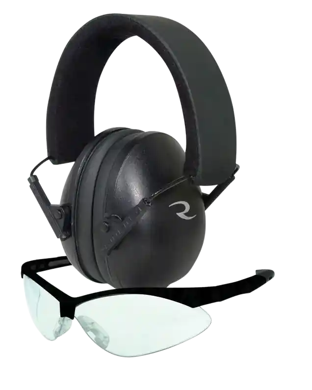 Radians G4 Junior Shooting Glasses with Clear Lens and Black Frame