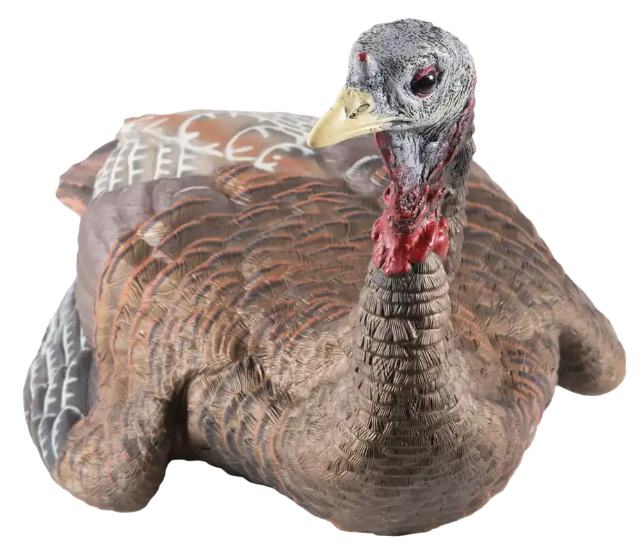 Avian X LCD Laydown Hen Turkey Decoy - Multi-Color Dura-Rubber