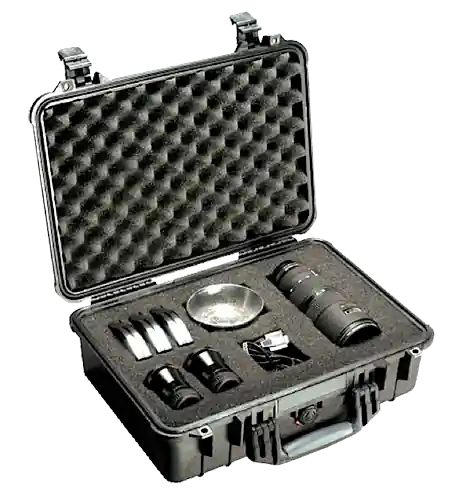 Black Polypropylene Pelican Protector Case for Handgun - Model 1500000110