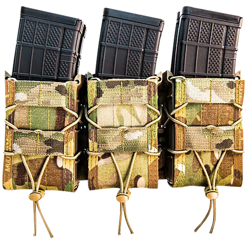 High Speed Gear TACO X2R Triple Rifle Shingle, MultiCam Nylon, MOLLE Compatible