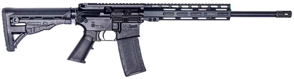 ATI ATIG15MS300ML10 MilSport 300 Blackout Rifle with 16" Threaded Barrel and 10" M-LOK Handguard