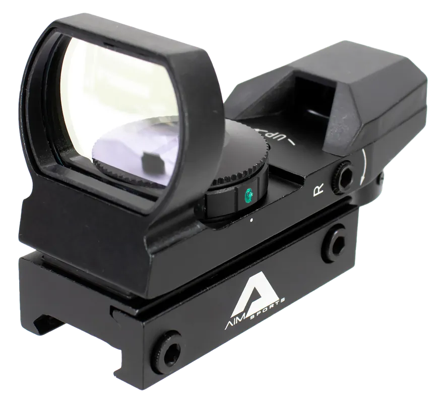 Aim Sports RT403 Reflex Sight 1x34mm Red/Green Multi Reticle Matte Black Classic Edition