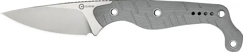 CIVIVI Sokn 2.82" Gray Knife with G-10 Stonewash Kydex Sheath